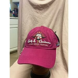 NWT Purple Golf & Guitar A KNCI Music Festival Adjustable Hat